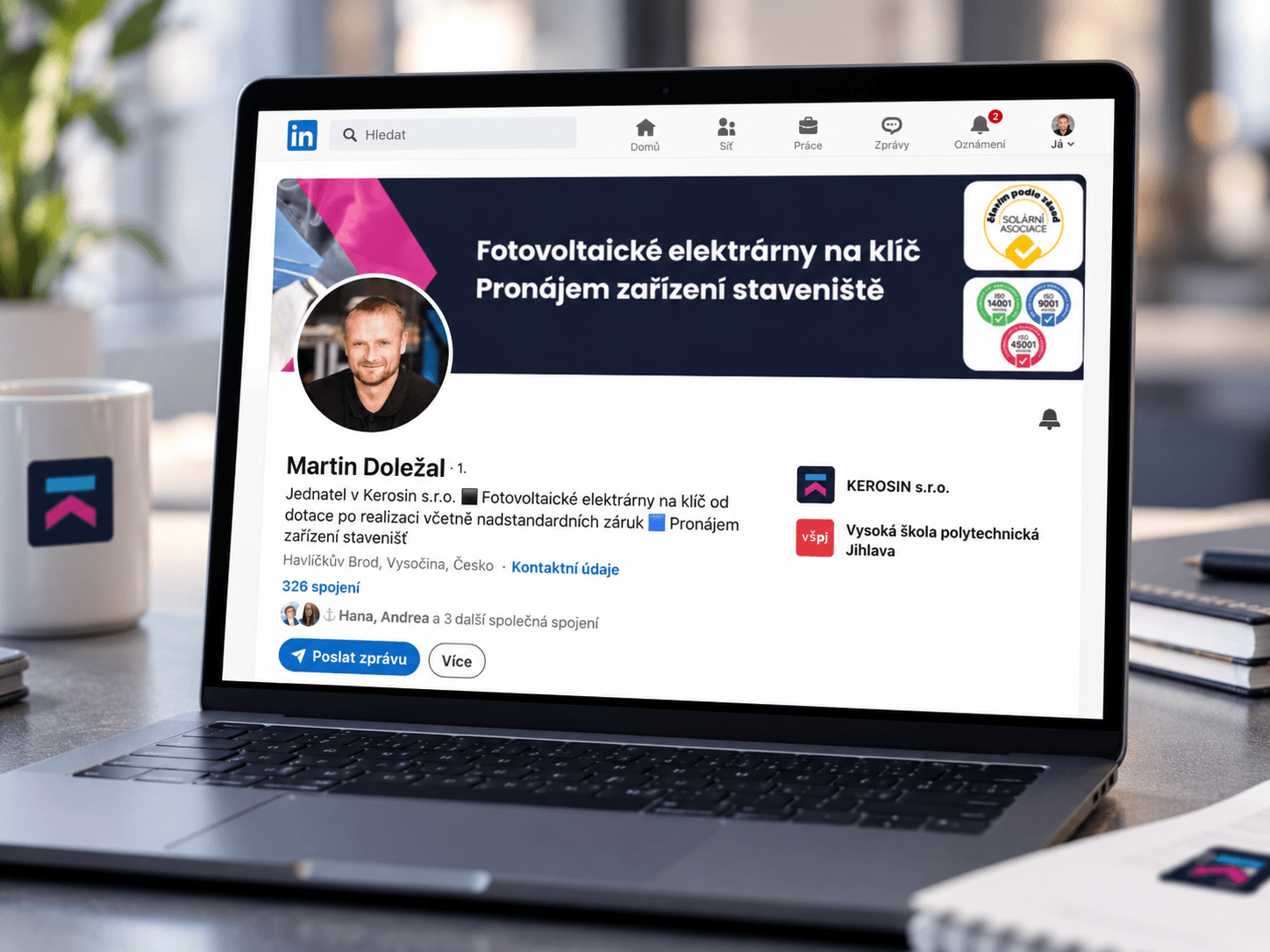Firemní profil jednatele Kerosin