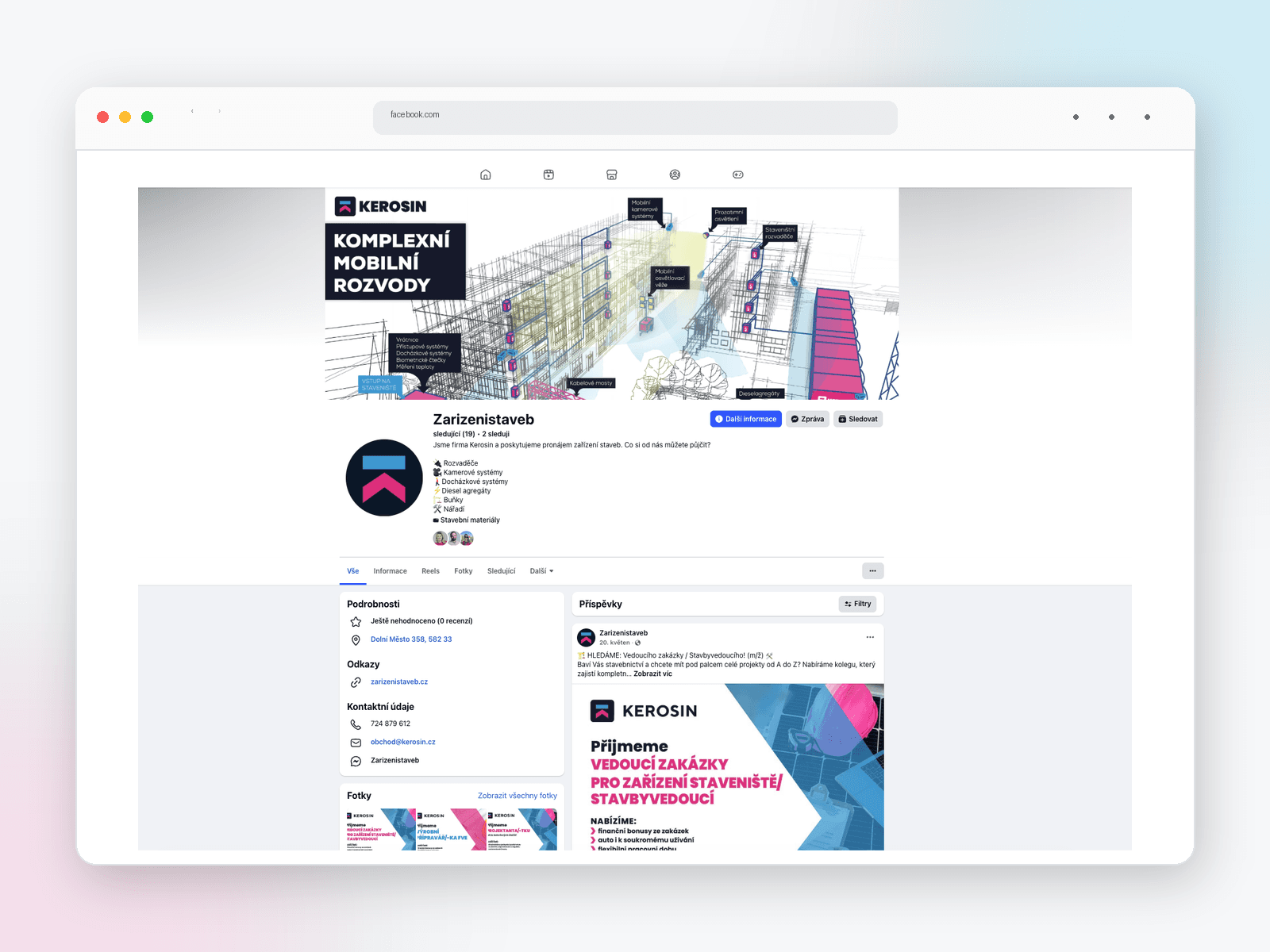 Mockup FB profil