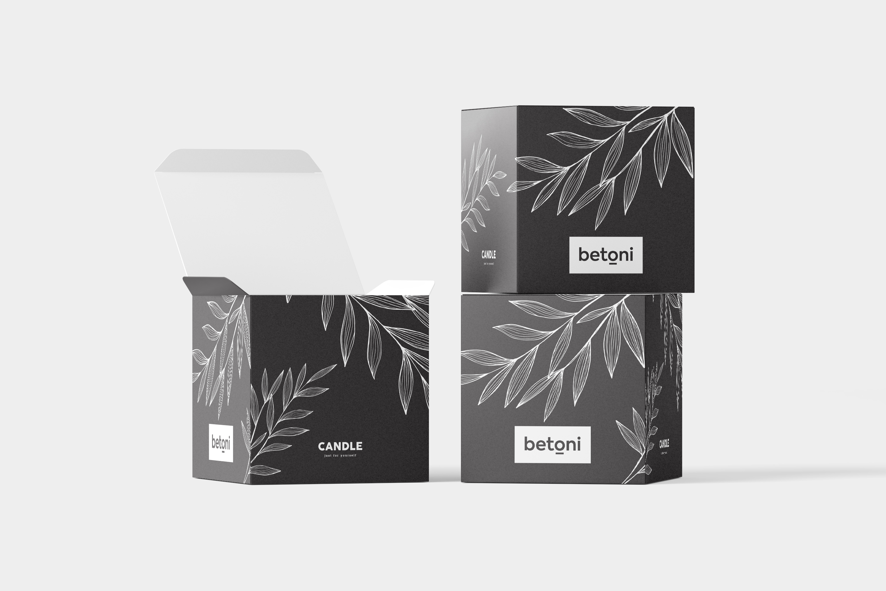 Betoni - obal na svíčku Betoni - obal na svíčku